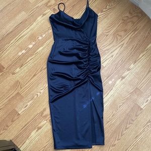 Navy blue dress, medium